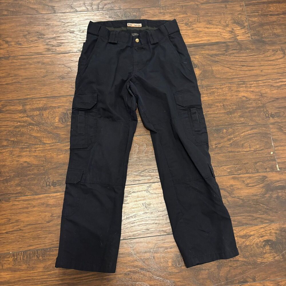 5.11 Tactical size 12 Navy Blue Cargo Uniform Pants EMT Security Police Work